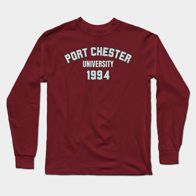 Port Chester University Long Sleeve T-Shirt by Spatski